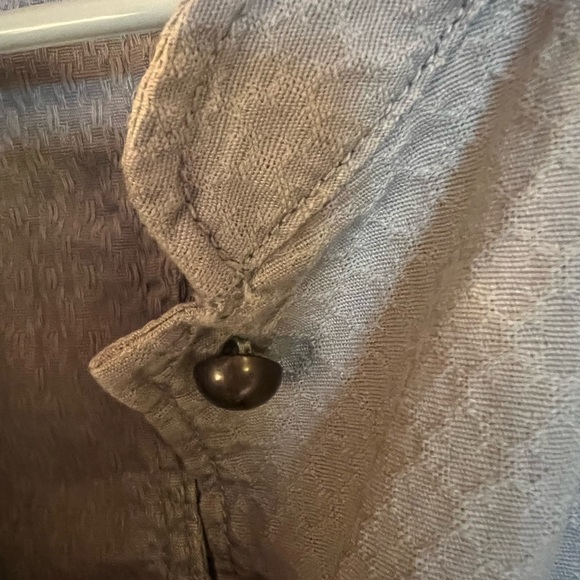 Light bluegray lightweight button down dress jacket - Picture 8 of 9